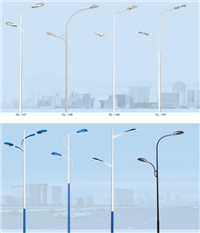 天水市市電路燈生產廠家 市政接電LED路燈 市電路燈材質 Q235鋼材桿件熱鍍鋅噴塑