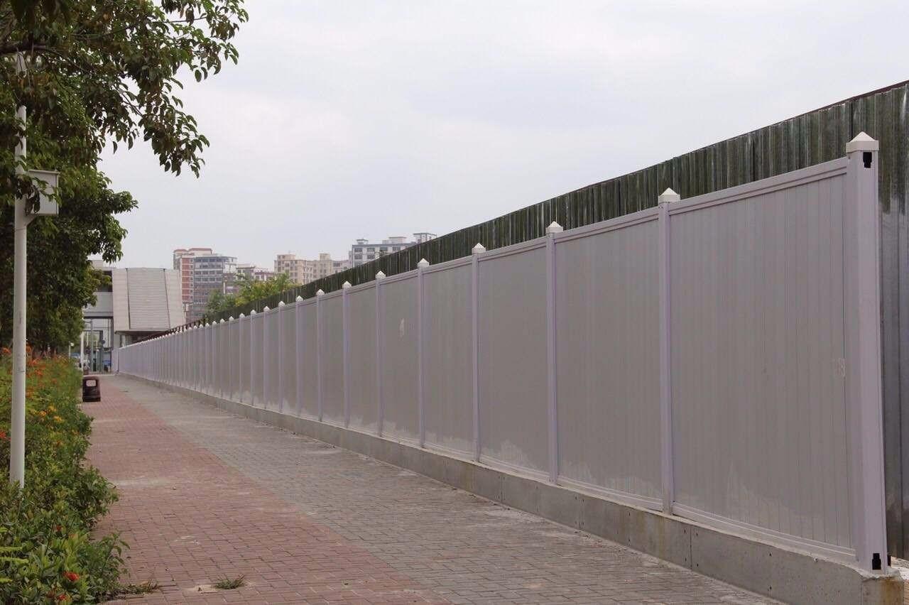 广州pvc围挡园林景观用,越秀塑料围墙厂