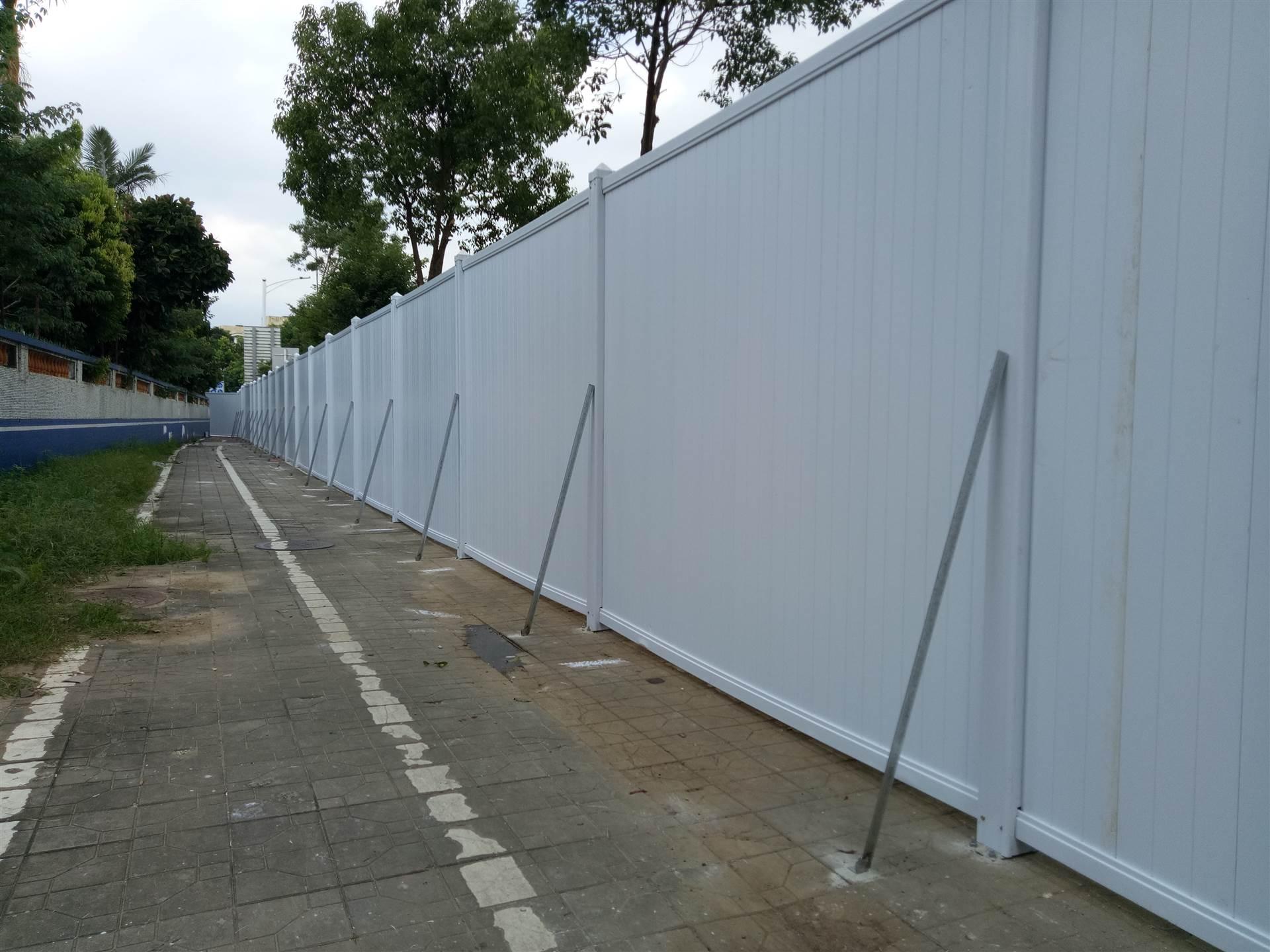 广州pvc围挡园林景观用,越秀塑料围墙厂