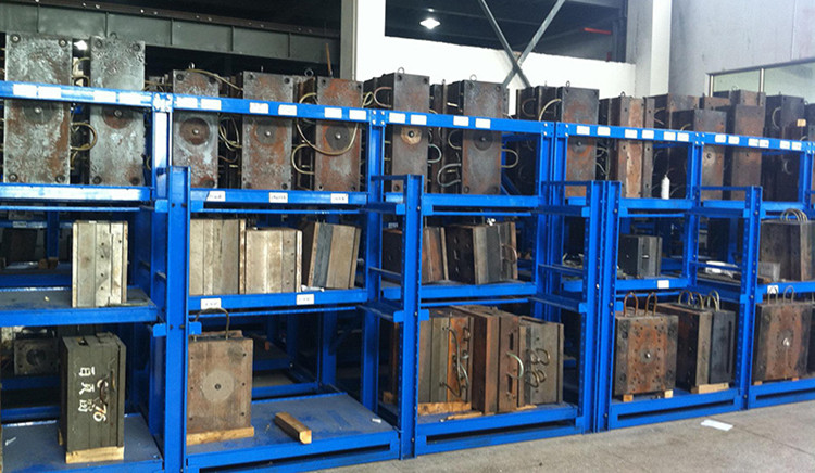 无锡抽屉式模具货架 皓盛厂家 半抽模具货架 全抽定制厂家