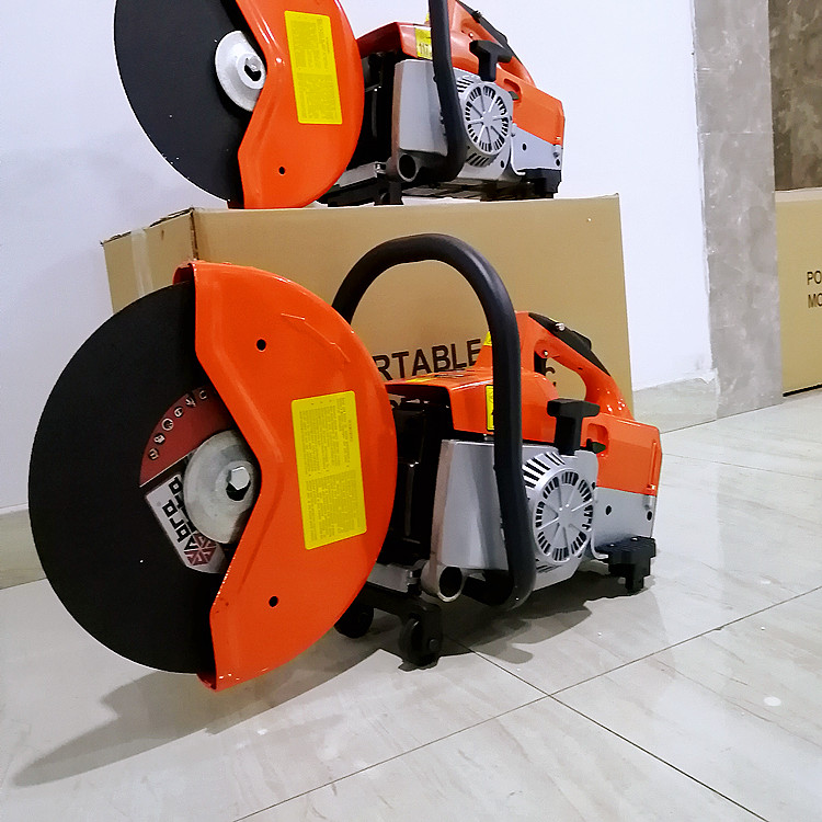 切割作业 手提式汽油切割机 救援石材切缝机 消防切割机