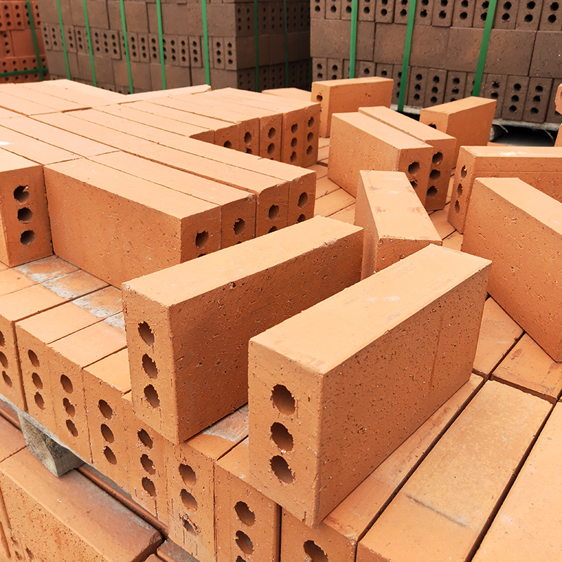 室外花园陶土烧结三孔砖人行道步道马路砖广场地砖环保路面砖