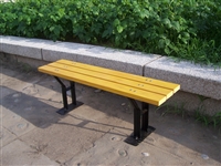 公园塑木座椅定做 小区户外休息长椅 学校路椅定制 材质可选 工期短