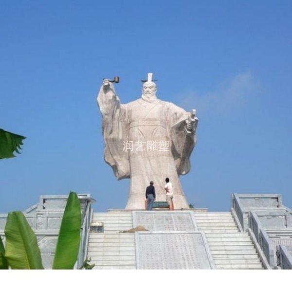 大理石历史人物灌婴雕塑