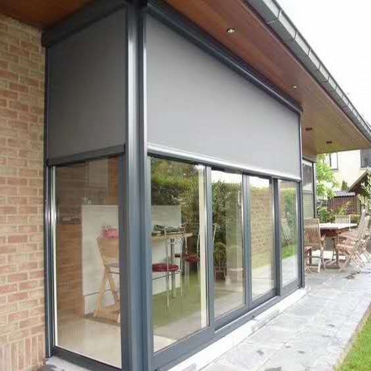 长治户外电动防风卷帘卷帘窗订做维景遮阳