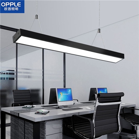 欧普铝方通灯长条灯办公室吊灯12米办公灯led欧普办公灯