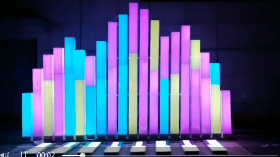 脚踩地面钢琴键互动装置