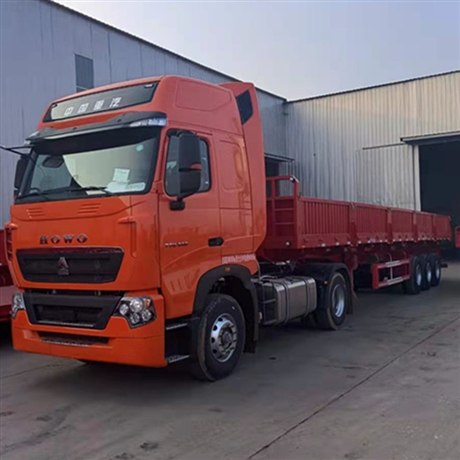 11米侧翻半挂自卸车 轻量化双侧偏翻自卸半挂车