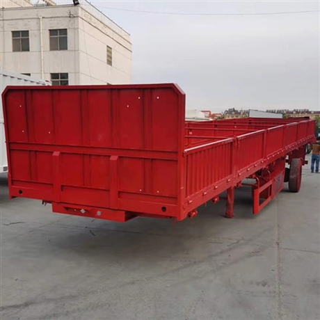 厂家直供2.55米宽栏板半挂车 60公分栏板半挂车轻体设计