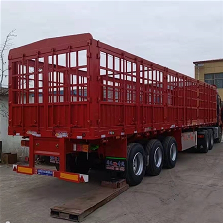  2020年标准 碟刹桥高栏半挂车 气囊桥对开门半挂车 详细参数