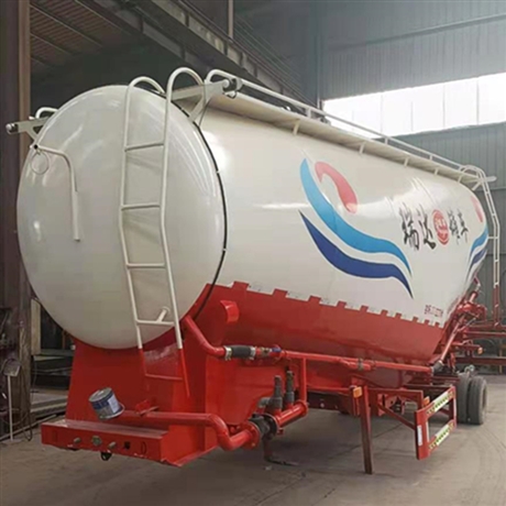 轻体散装水泥罐车 50立方下灰半挂车 制造厂家