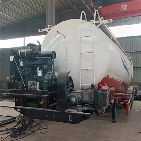 轻量化33方散装水泥罐车价格 散装水泥罐半挂车生产厂家