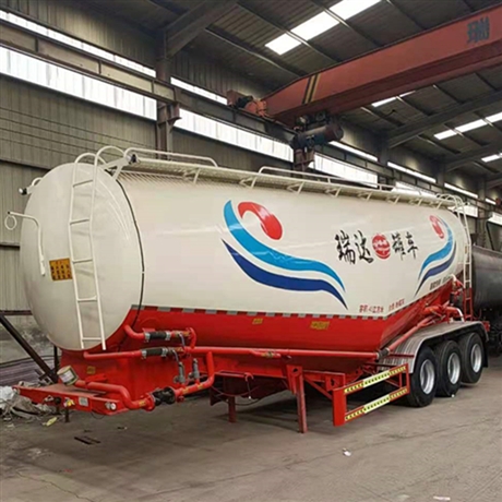 轻型散装水泥罐车 45方下灰半挂车出厂价格