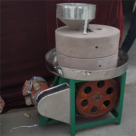 全自动商用石磨面粉机家庭磨坊石磨制粉机小麦杂粮石磨机报价