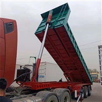 9米标准后翻自卸半挂车 砂石运输半挂自卸车 价格走势询盘