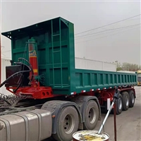 11米后翻自卸挂车 9.5米后翻半挂车定做厂家