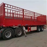 13米高栏半挂车 2.55米宽仓栏半挂车上户碟刹桥