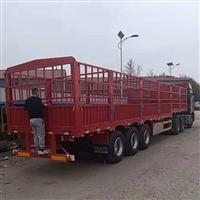 包头13米仓栏挂车 2.55宽高栏运输半挂车生产厂家