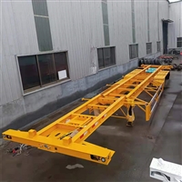 13.5米集装箱运输半挂车 12米集装箱骨架运输车 公告营运