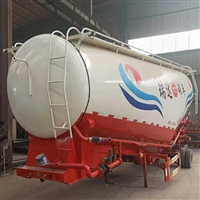 轻体散装水泥罐车 50立方下灰半挂车 制造厂家