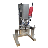 实验室真空乳化机 玻璃釜乳化机 乳化罐 100升乳化机定制