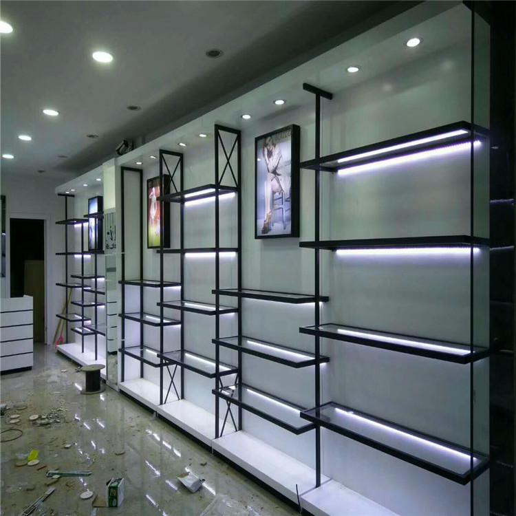 成都鞋店展示架展示柜设计 成都鞋店展示柜定做厂家