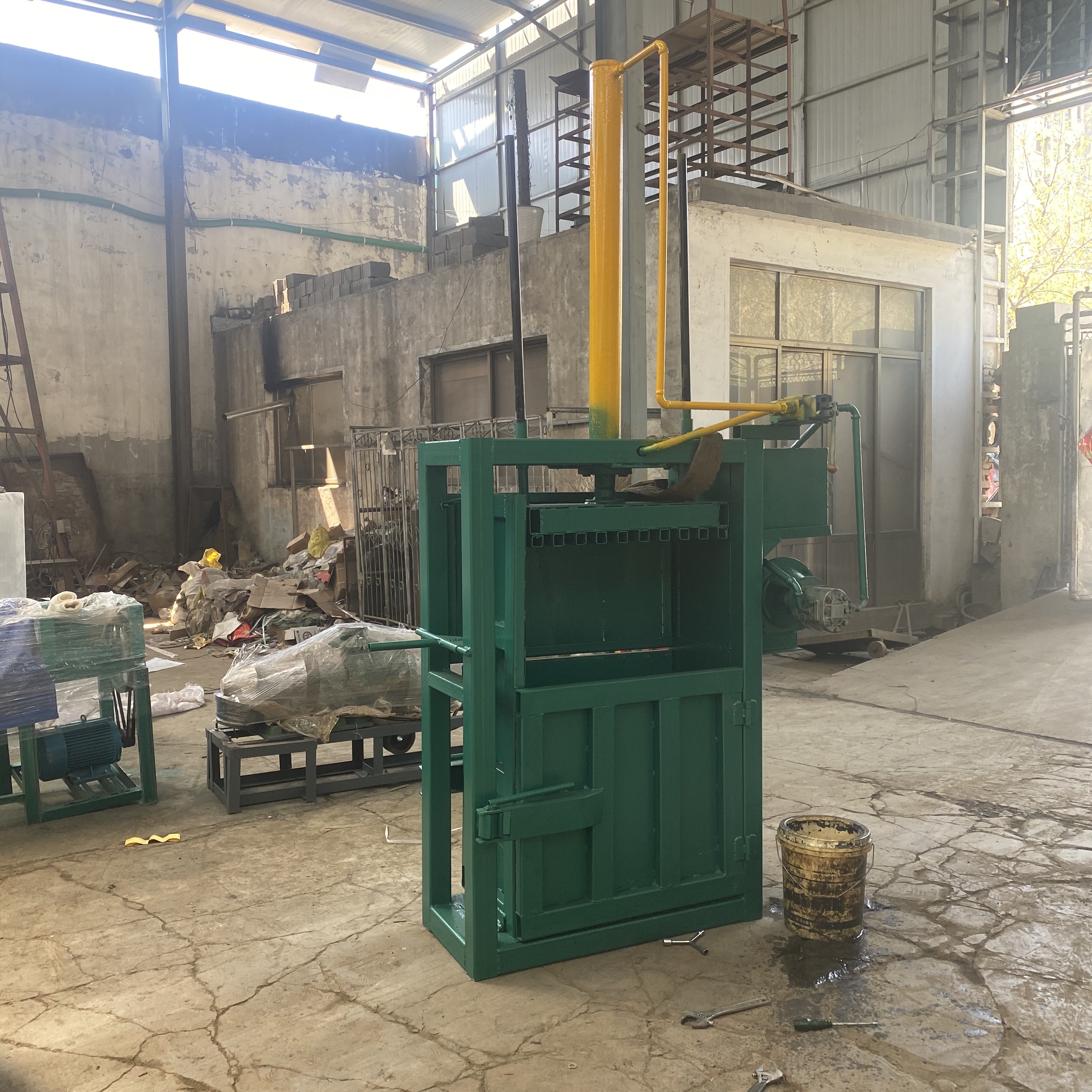 谷秸麦秸液压打包机facai树枝树叶多功能液压打包机