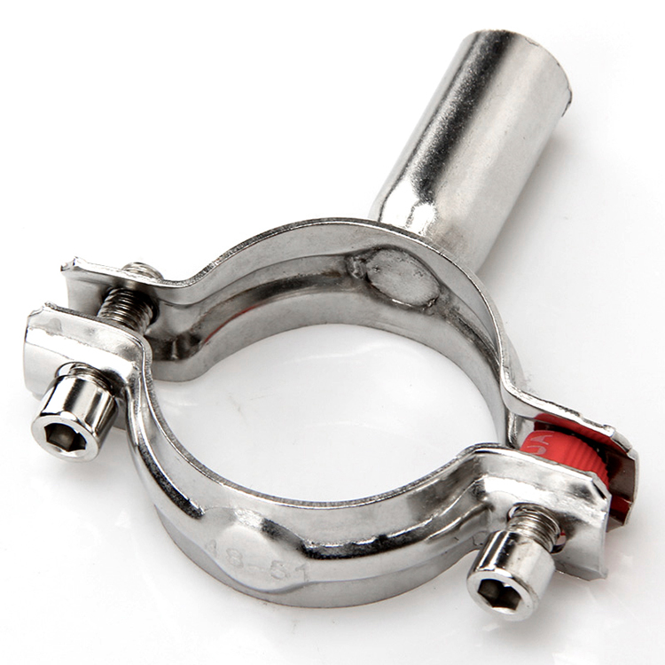 304不锈钢卡箍卫生级重型u型管支架卡盘卡箍