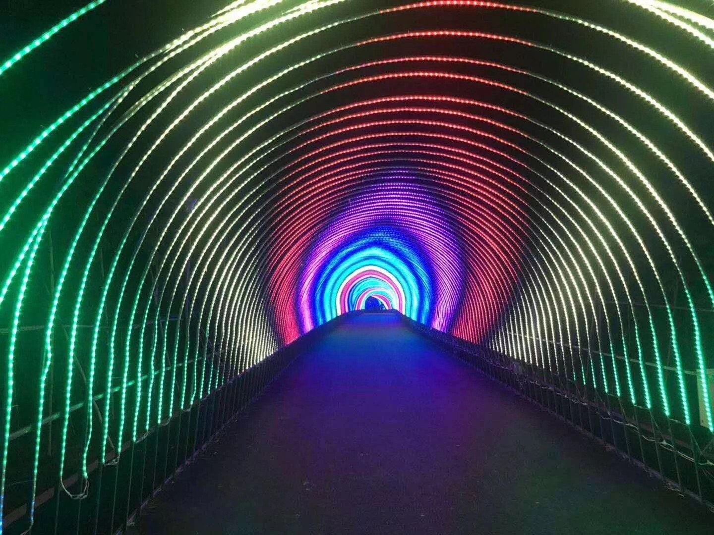 户外炫彩通道led时光隧道租凭