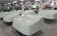 机械设备玻璃钢防护罩生产   仪器机箱异形外壳配件加工   玻璃钢壳体定做厂家