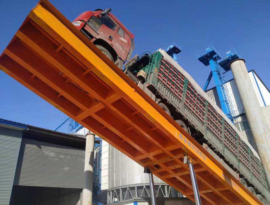 配有多种控制 螺旋垂直卸车机 自动钢基础卸车机