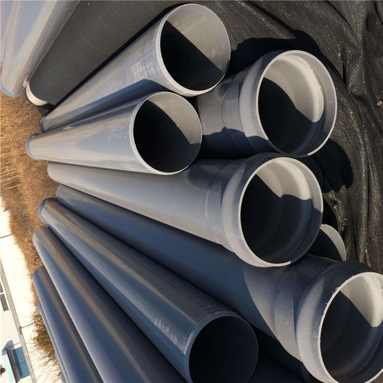 天水联塑upvc管弯头灰色pvc塑料给水管dn160upvc给水管带扩口