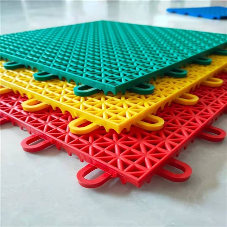 永泰生产 室外幼儿园运动拼装悬浮地板 软连接米格地板