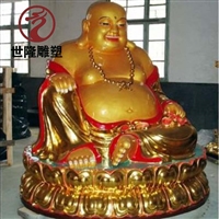 纯铜佛像 寺院弥勒佛像摆件 世隆大型铜像制作