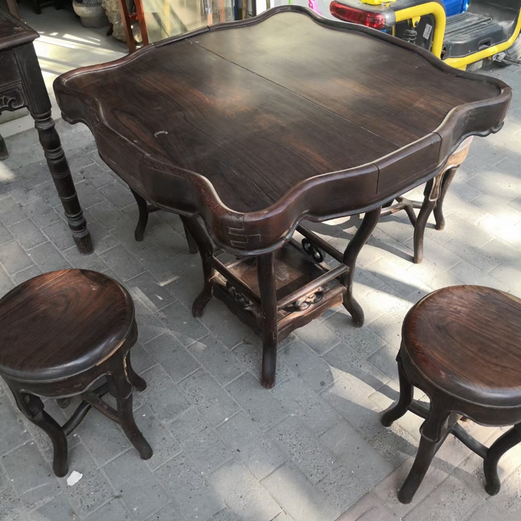 上海当天快捷回收民国家具 红木桌子 柚木家具回收 现场交易