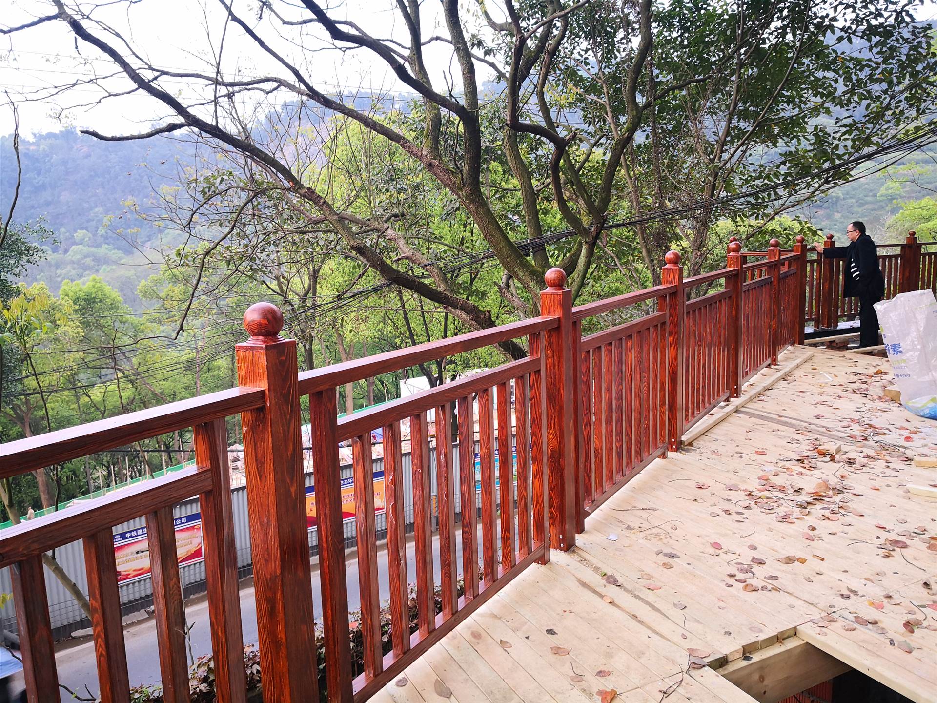 绿化带围栏耐用铝艺护栏铝合金安全护栏