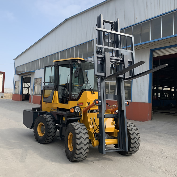 合力越野叉车细节图片嵊州35吨10t四驱越野叉车