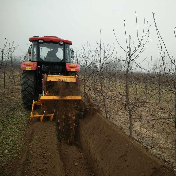 工程用管道开沟机 圆盘打沟机 煤气管道开沟机