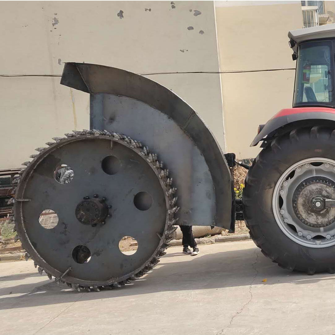 工程用管道开沟机 圆盘打沟机 煤气管道开沟机