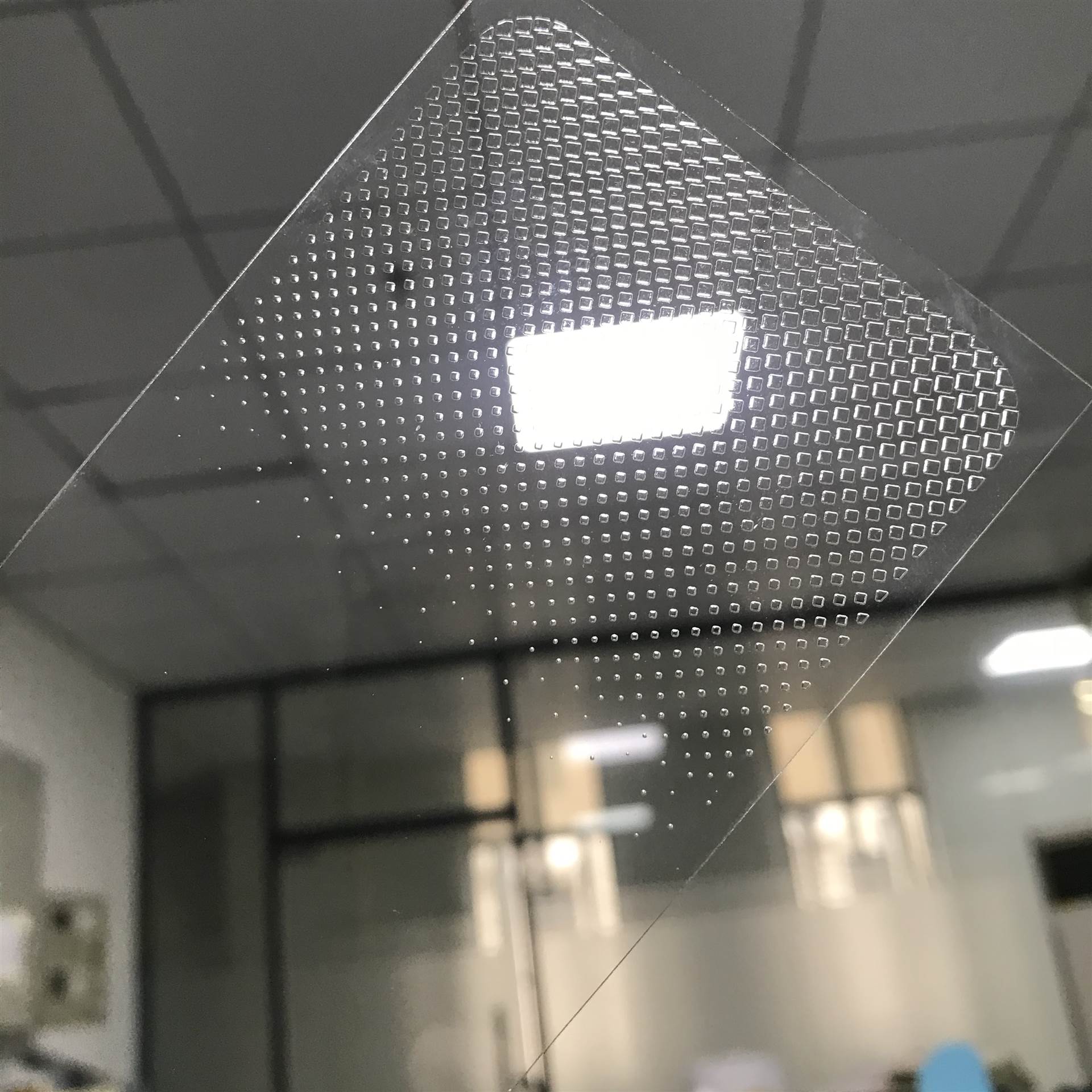 玻璃图案面板后盖蚀刻玻璃蚀刻健鸿电子厂家蚀刻图案玻璃