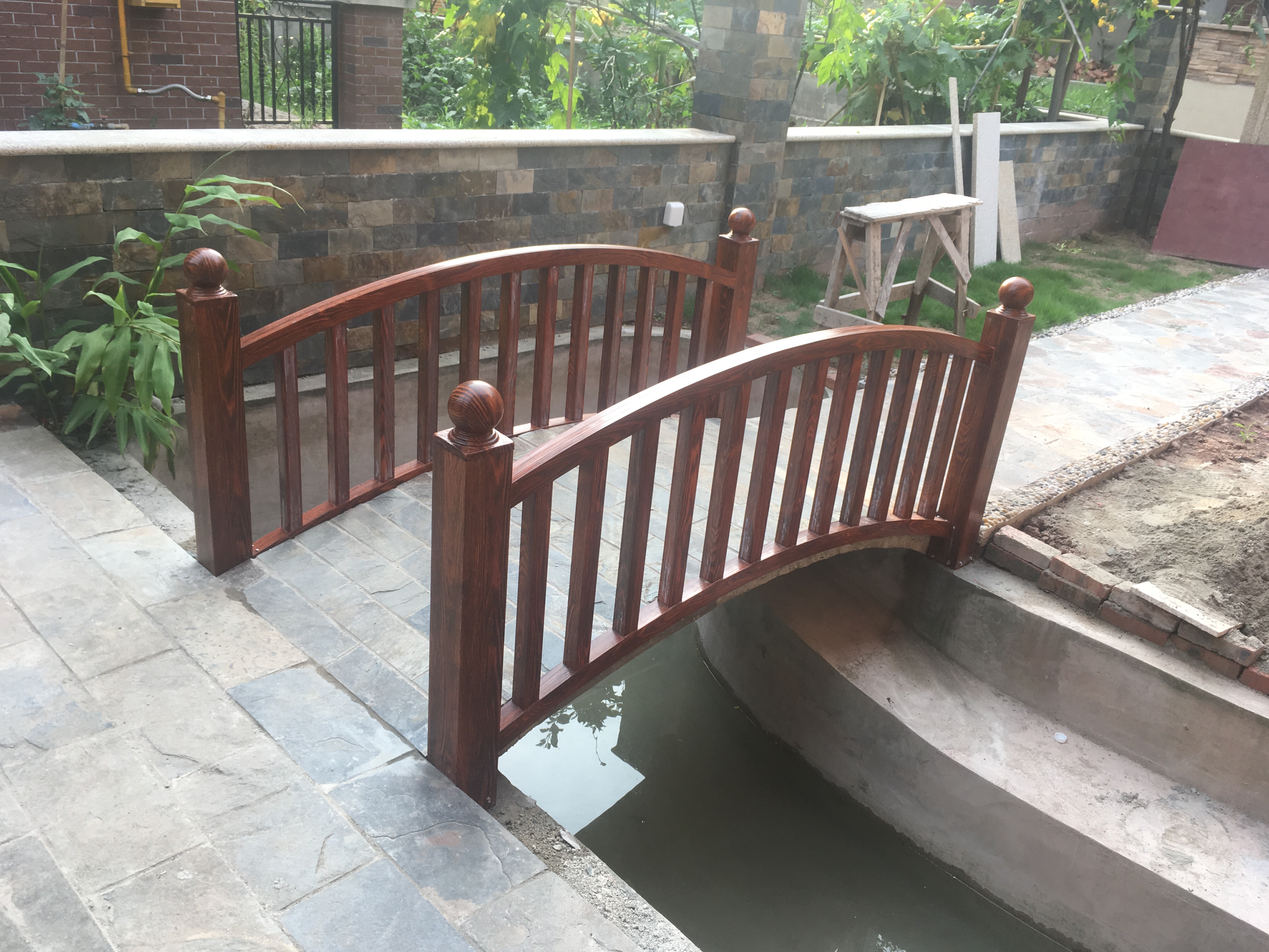 园林景观铝合金仿木护栏做铝合金围栏铝合金护栏价格