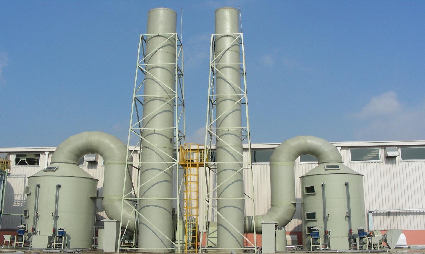 玻璃钢氨气净化塔