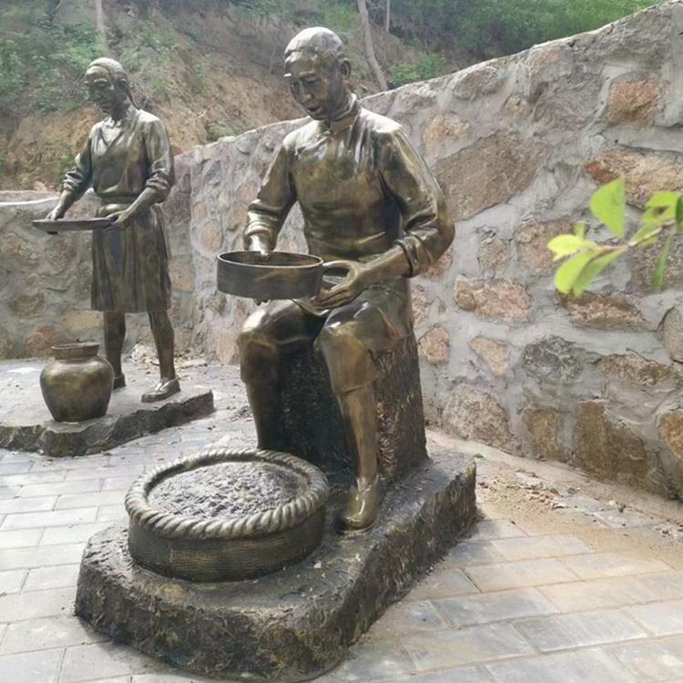 云浮农耕雕塑云浮农村场景雕塑制作厂家