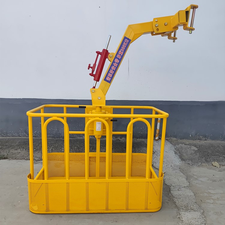 园林修剪高空作用吊车吊篮360度旋转吊车吊篮