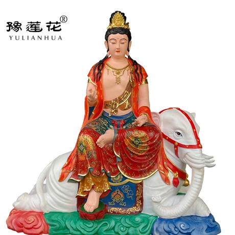 手持楊柳觀音佛像 坐于蓮坐寶座正觀音佛像 寺廟供奉白衣觀音佛像