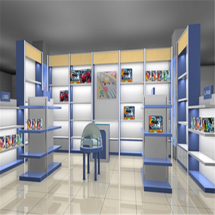 成都玩具店货架货柜设计 成都玩具店货柜定做厂家