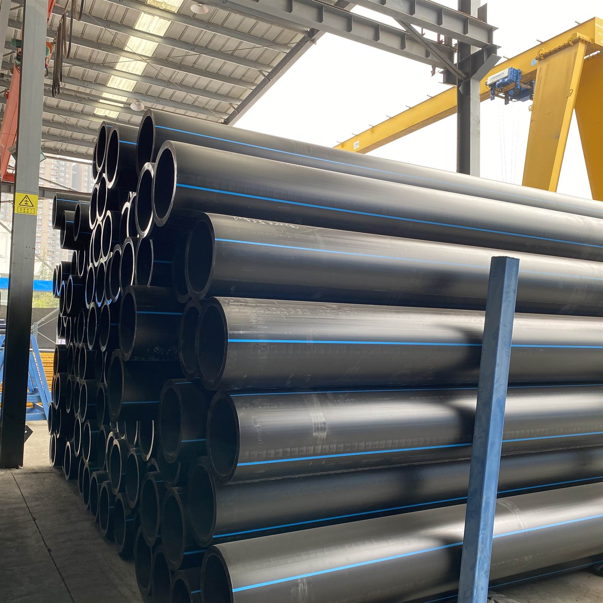 青海联塑pe给水管hdpe给水管1000pe大口径给水管pe农田园林喷水灌溉管