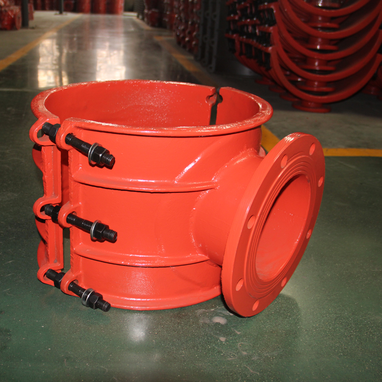 pe管用马鞍分水三通 铸管焊接三通 江皓阀门 法兰两合马鞍三通