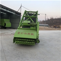 青储饲草液压取料机 草垛自动升降抓草机 养牛场草堆取草机