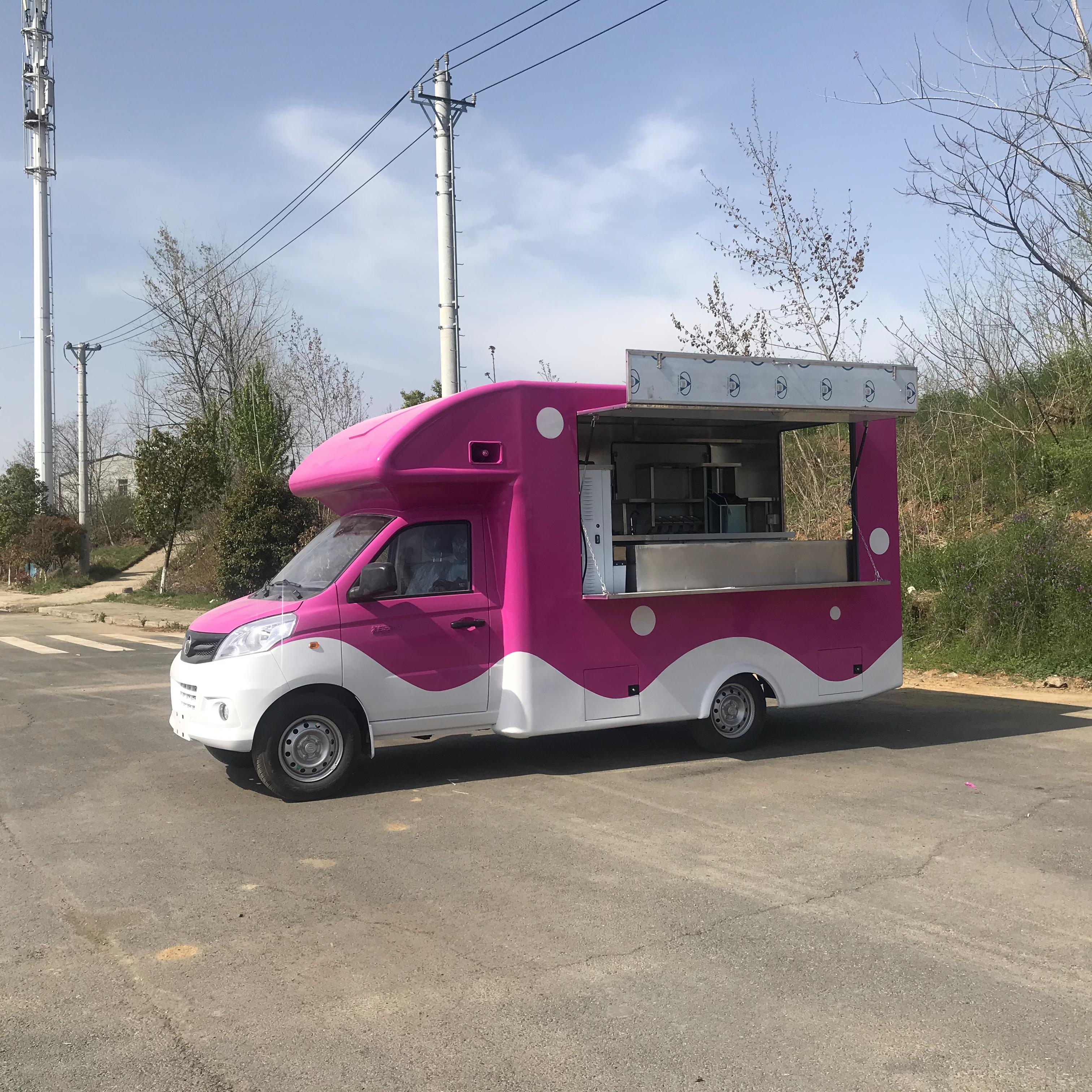 冰淇淋售卖车 移动小吃车 东风舒适版售货车
